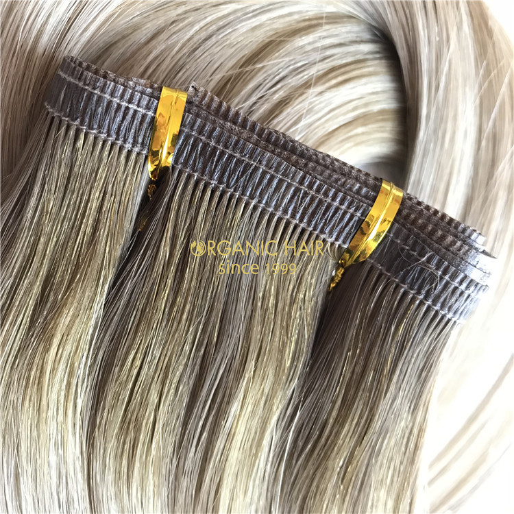 Hybrid hand tied weft with customized color and cheap price A95